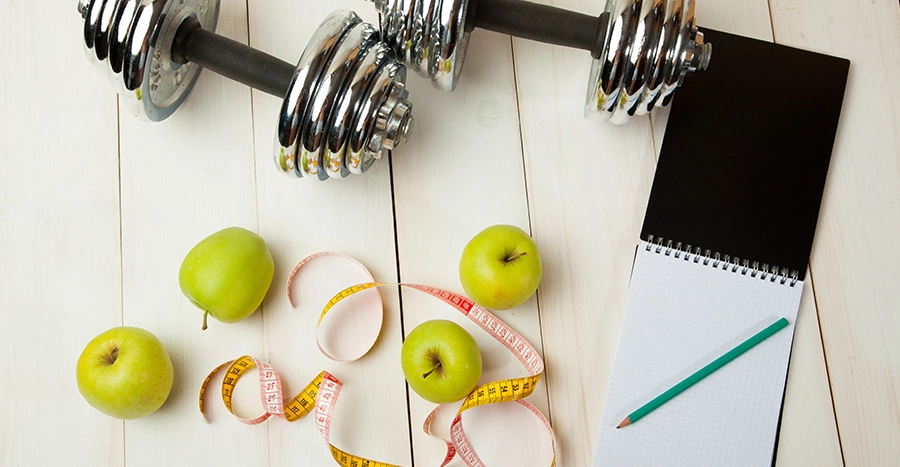 weights and fruit for healthy weight loss