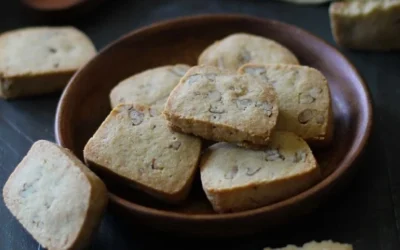 Paleo Maple Pecan Gluten Free Shortbread