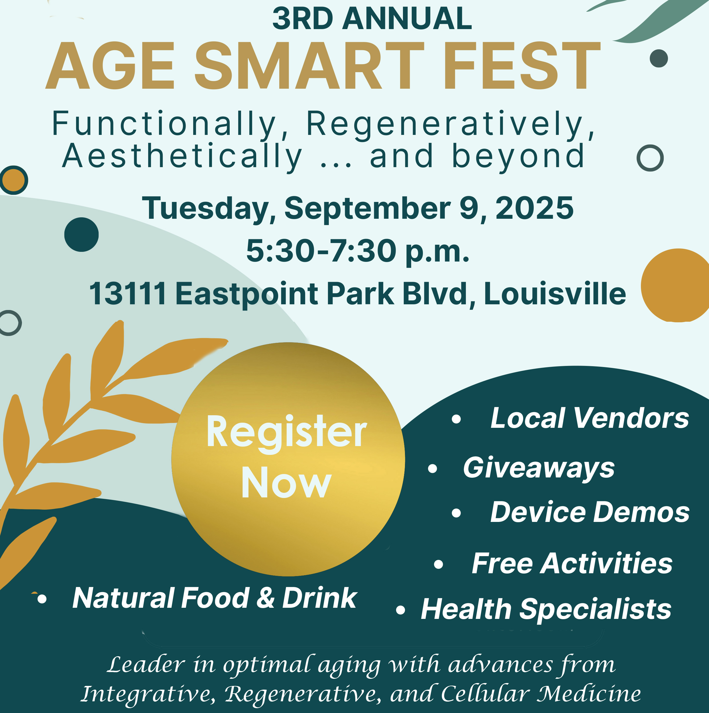 Age Smart Fest Flyer 09 09 25 - Age Smart Fest - Sept. 9, 2025
